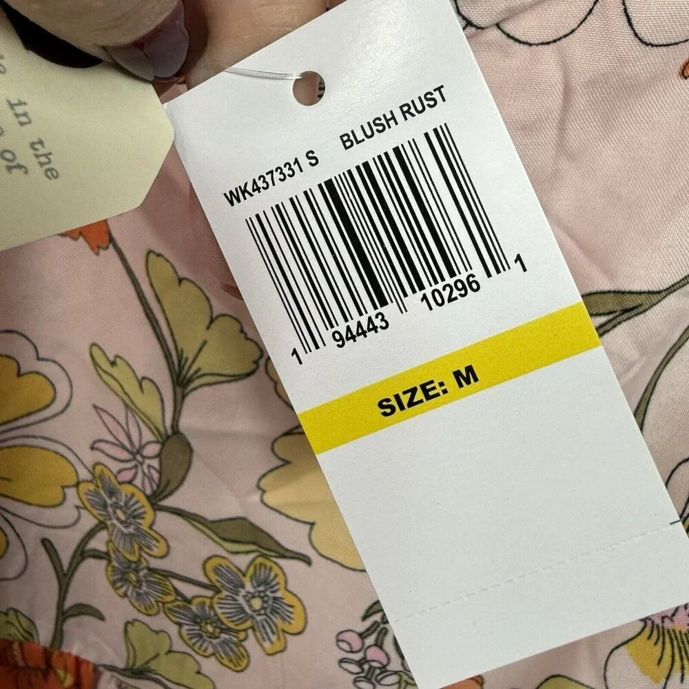 Lottie & Holly Band of Gypsies Womens Sz Medium Fit Flare Floral Mini Dress NWT - Picture 6 of 6